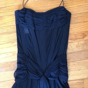 Couture, navy cocktail dress by Vicky Tiel